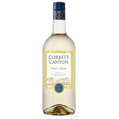 Corbett Canyon Pinot Grigio Blend California White Wine Perspective: back