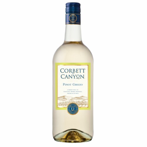 Corbett Canyon Pinot Grigio Blend California White Wine Perspective: back
