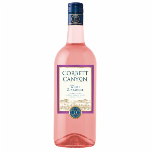 Corbett Canyon White Zinfandel California Rose Wine Perspective: back