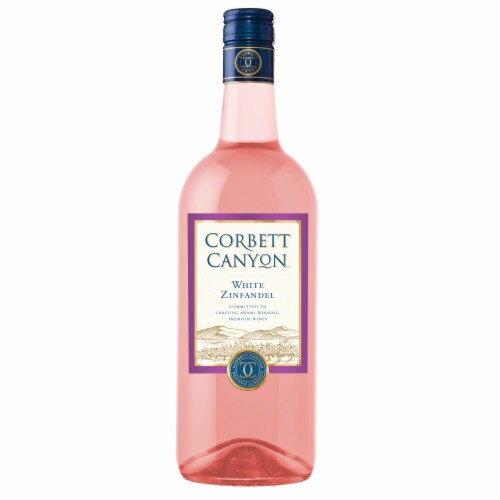 Corbett Canyon White Zinfandel California Rose Wine Perspective: back