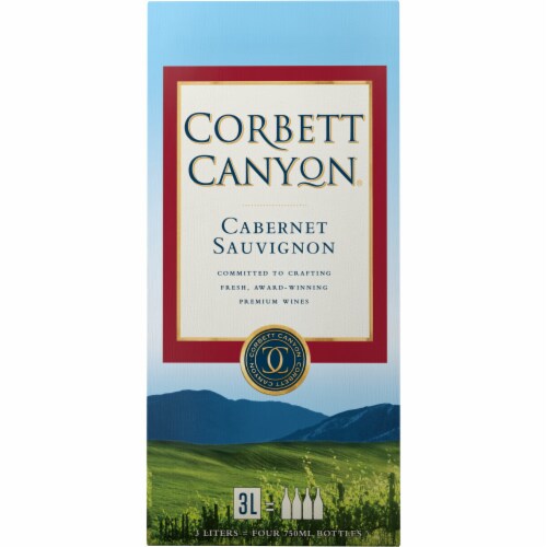 Corbett Canyon Cabernet Sauvignon Chile Red Wine Box Perspective: back
