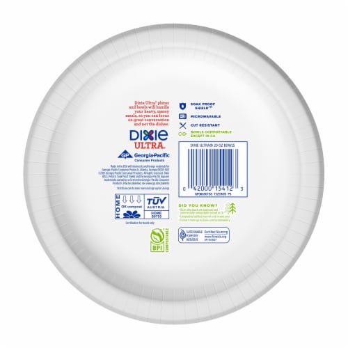Dixie Ultra® Ultimate Strength Paper Bowls Perspective: back