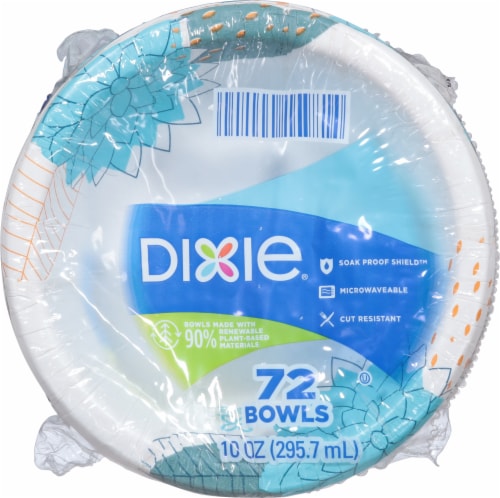 Dixie Everyday Printed Paper Bowls Perspective: back