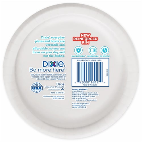 Dixie Ultra Paper Plates, Heavyweight, 10 1/16 - 186 ct