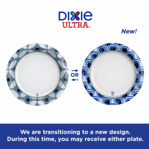 Dixie White Paper Plates