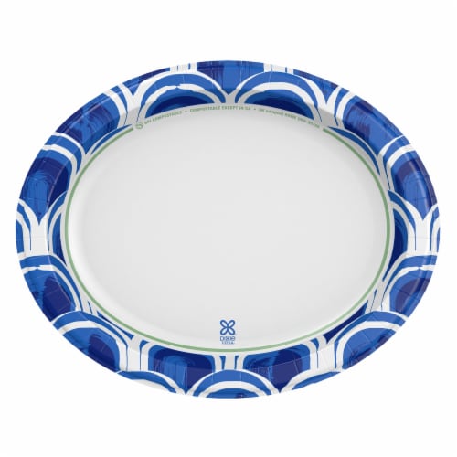 Dixie Ultra® Paper Platters Perspective: back