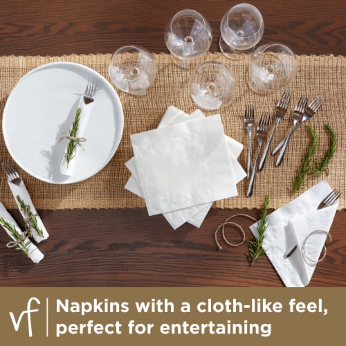 Vanity Fair® Entertain Paper Napkins - Classic White, 40 Ct - Fred Meyer