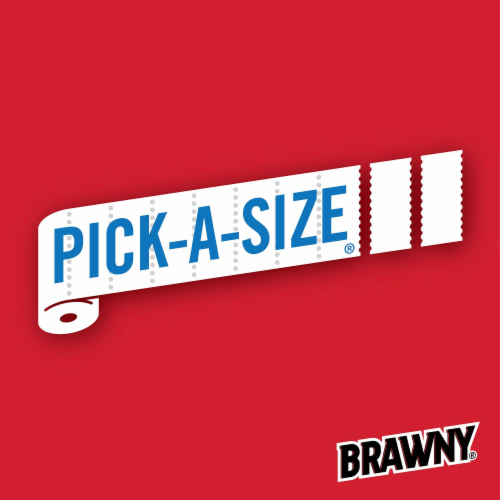 Brawny Pick-A-Size Large Roll Paper Towels Perspective: back