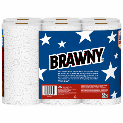 Brawny Pick-A-Size XL Roll Paper Towels Perspective: back