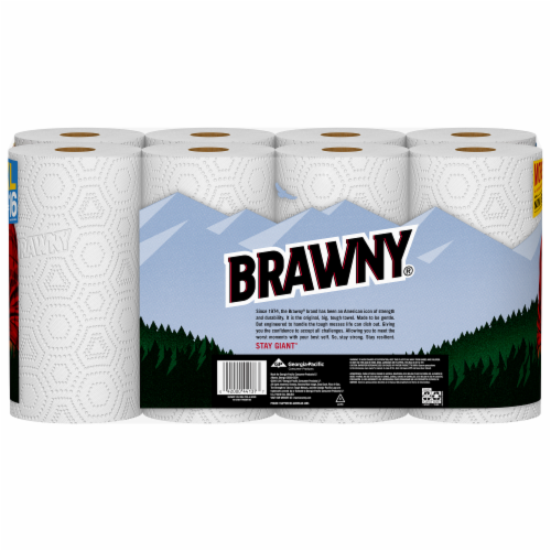 Brawny Pick-A-Size XL Roll Paper Towels Perspective: back