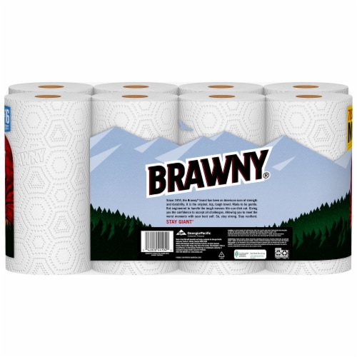 Brawny® Pick-A-Size XL Roll Paper Towels Perspective: back