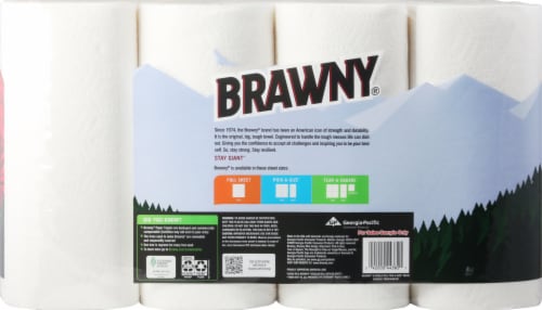 Brawny® Pick-A-Size® Paper Towels Perspective: back