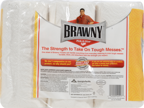 Brawny Pick-A-Size Big Roll Paper Towels Perspective: back