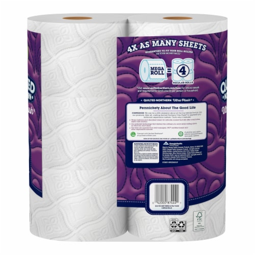 Quilted Northern Ultra Plush® Mega Roll Toilet Paper Perspective: back