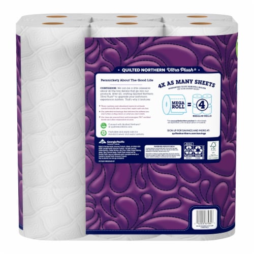Quilted Northern Ultra Plush® Toilet Paper Perspective: back