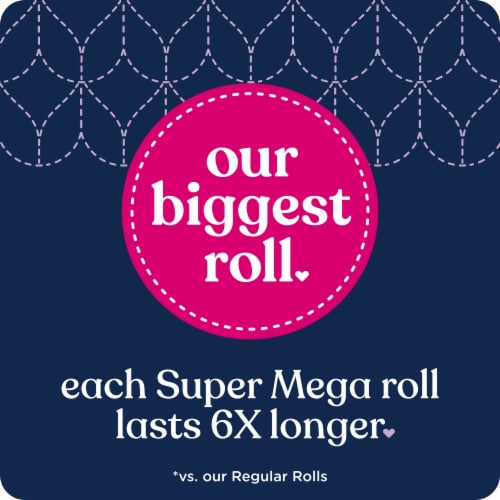 Quilted Northern® Ultra Plush Toilet Paper Super Mega Rolls Perspective: back