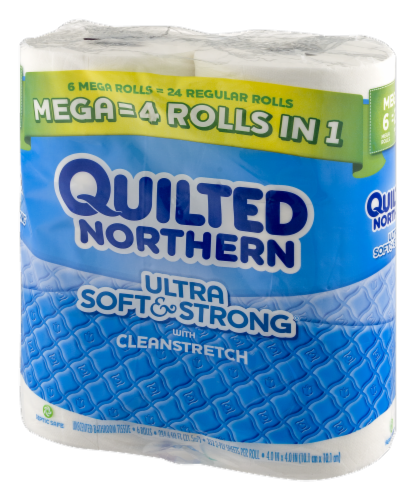 Quilted Northern Ultra Soft & Strong Mega Roll Bath Tissue Perspective: back
