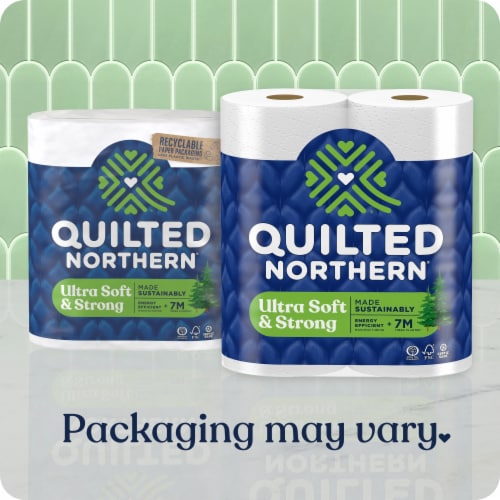 Quilted Northern Ultra Soft & Strong Mega Toilet Paper Rolls Perspective: back