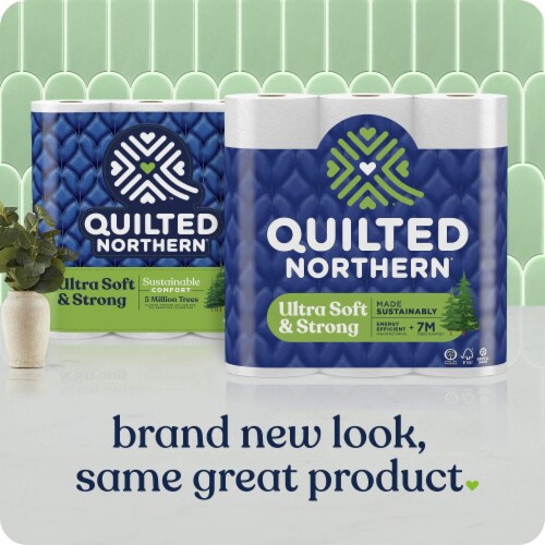 Quilted Northern Ultra Soft & Strong® Toilet Paper Mega Roll Perspective: back