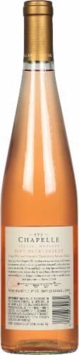 Ste. Chapelle Chateau Series Soft Huckleberry Wine Perspective: back