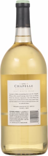 Ste Chapelle Chenin Series Soft White Wine Perspective: back