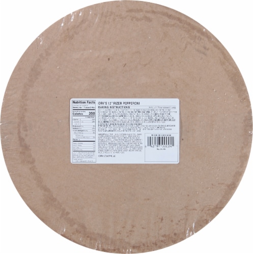 Orv's Ultimate Rizer Pepperoni Frozen Pizza Perspective: back