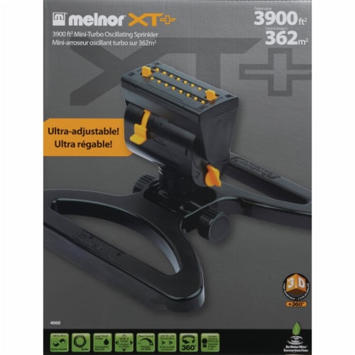 Melnor® XT Mini Turbo Oscillating Sprinkler Perspective: back