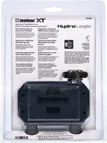 Melnor XT 2-Zone Digital Water Timer Perspective: back
