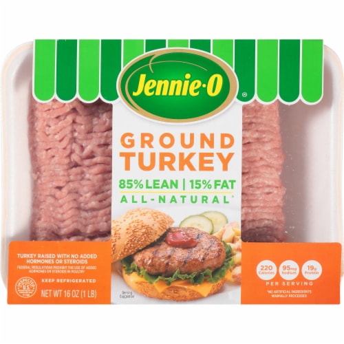 Jennie-O® 85% Lean All Natural Ground Turkey Perspective: back