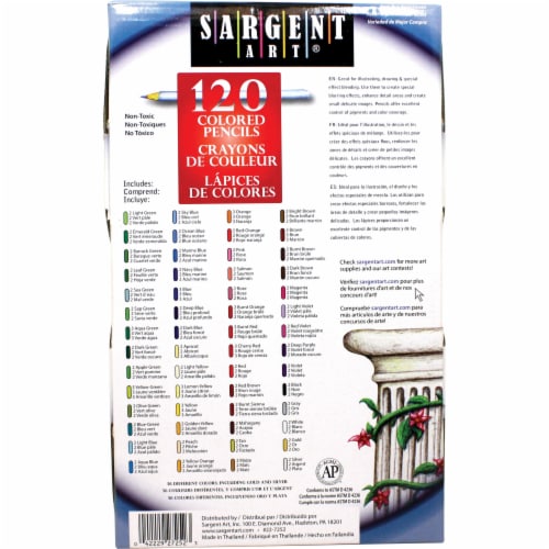 Sargent Art® Colored Pencils Perspective: back