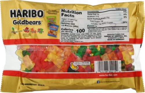 Haribo® Goldbears® Gummi Candy Perspective: back