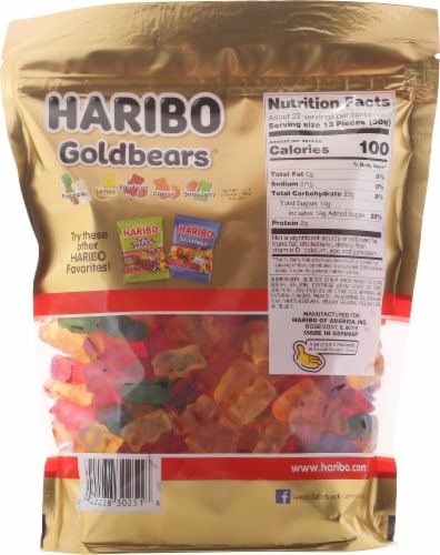 Haribo® Goldbears® Gummi Candy Perspective: back