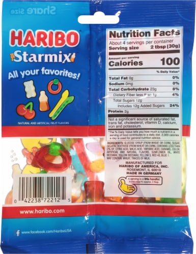 Haribo® Starmix™ Gummi Candy Perspective: back
