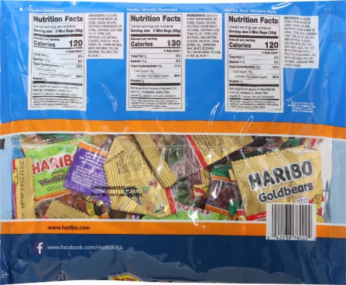 Haribo Sweet or Scary Gummy Candy Mix Perspective: back