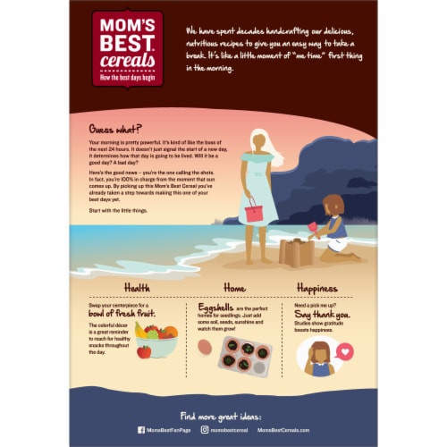 Mom's Best® Honey Nut Toasty O's® Cereal Perspective: back