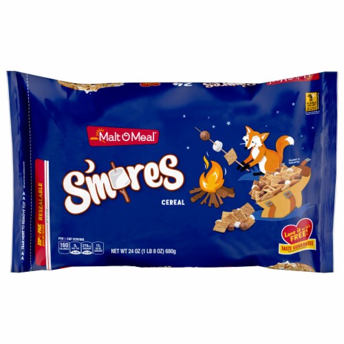 Malt-O-Meal S'mores Bag Cereal Perspective: back