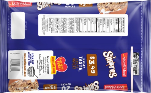 Malt-O-Meal® S'mores Bag Cereal Perspective: back