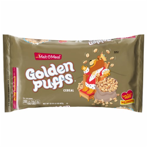 Malt-O-Meal® Golden Puffs Bag Cereal Perspective: back