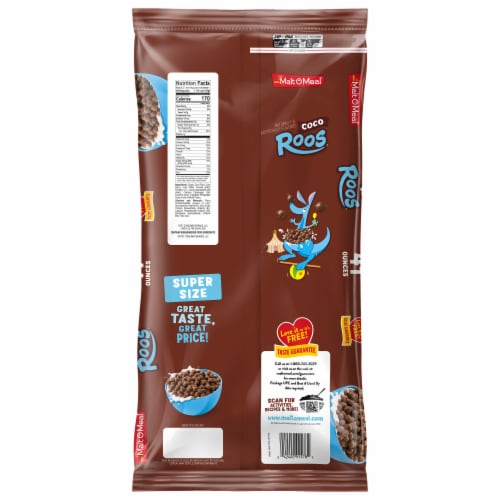 Malt-O-Meal® Coco Roos Bag Cereal Perspective: back