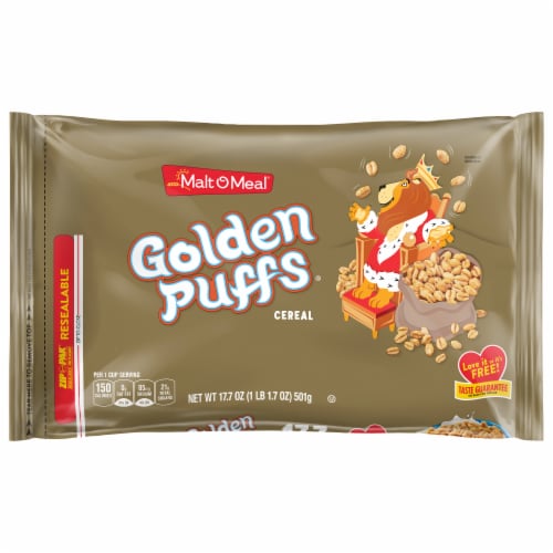 Malt-O-Meal® Golden Puffs® Cereal Perspective: back