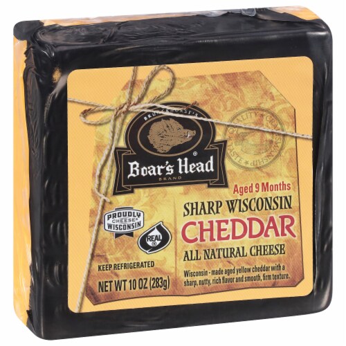 Boar's Head® Sharp Wisconsin Cheddar Cheese Perspective: back