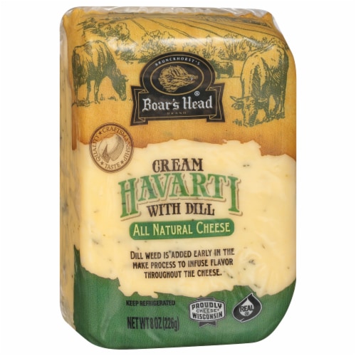 Boar's Head Cream Havarti Cheese with Dill Perspective: back