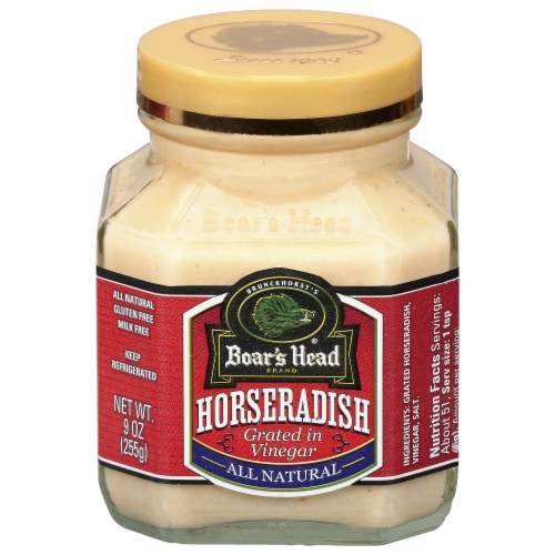 Boar's Head Horseradish Grated in Vinegar Perspective: back