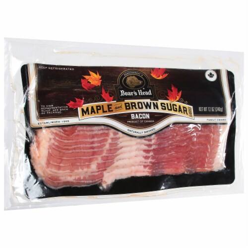 Boar's Head Maple Brown Sugar Flavored Bacon Perspective: back