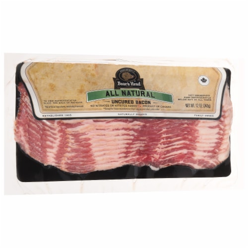 Boar's Head All Natural Uncured Bacon Perspective: back
