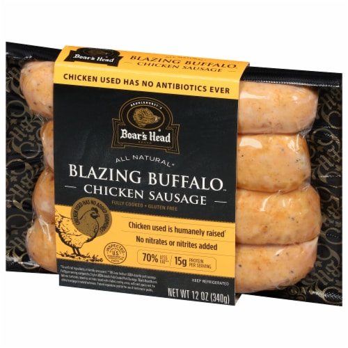Boar’s Head Blazing Buffalo Chicken Sausage Perspective: back