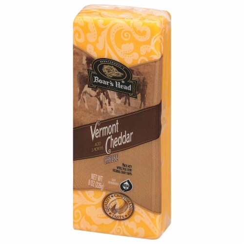 Boar's Head Vermont Cheddar Cheese Perspective: back
