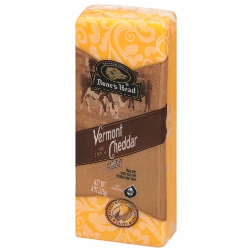 Boar's Head Yellow Vermont Cheddar Cheese Perspective: back