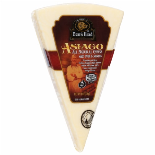 Boar's Head Asiago Cheese Perspective: back