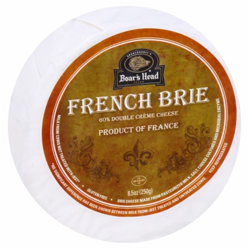 Boar's Head French Brie 60% Double Crème Cheese Perspective: back